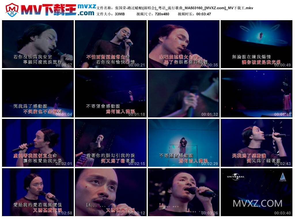 张国荣-路过蜻蜓(演唱会)_粤语_流行歌曲_MA503160